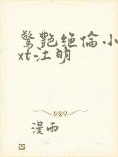 惊艳绝伦小说txt江明