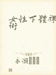 女性下体裸体艺术