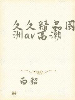 久久精品国产亚洲av高潮