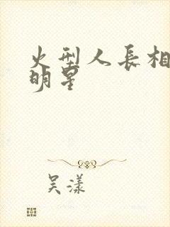 火型人长相代表明星