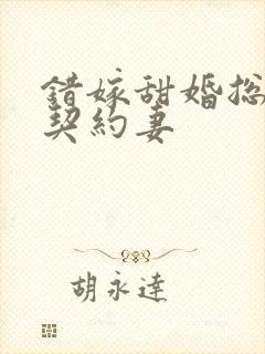 错嫁甜婚总裁的契约妻封面