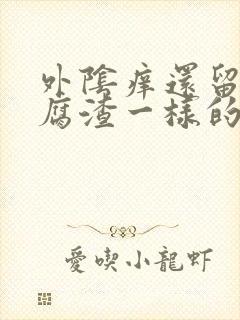 外阴痒还留像豆腐渣一样的东西