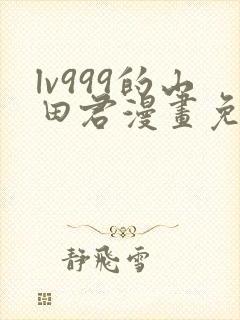 lv999的山田君漫画免费