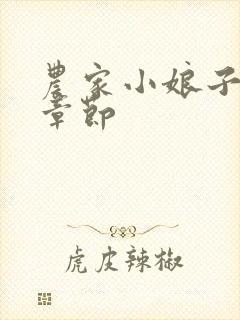 农家小娘子最新章节