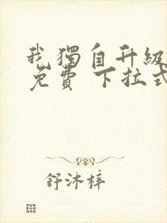 我独自升级漫画免费 下拉式封面