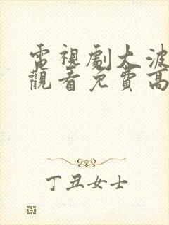 电视剧大波在线观看免费高清