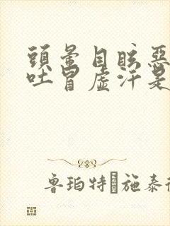 头晕目眩恶心想吐冒虚汗是怎么回事