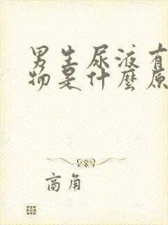 男生尿液有沉淀物是什么原因