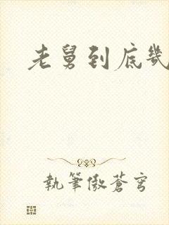 老舅到底几集封面