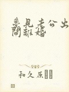 梦见老公出轨我闹离婚封面