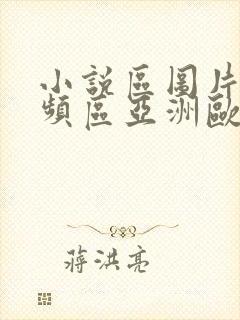 小说区图片区视频区亚洲欧美