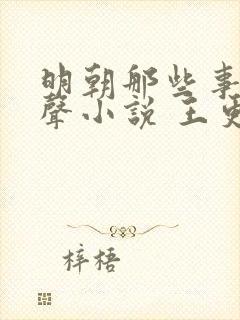 明朝那些事儿有声小说 王更新