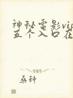 神秘电影vip五个入口在哪