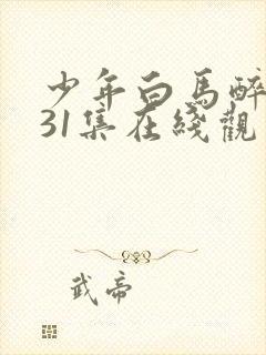 少年白马醉春风31集在线观看