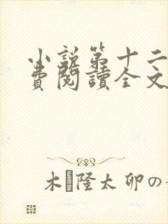 小说第十二秒免费阅读全文