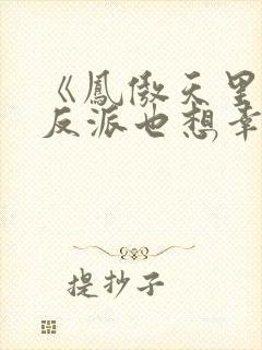 《凤傲天里黄毛反派也想幸福》小说