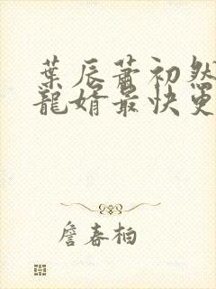 叶辰萧初然上门龙婿最快更新封面