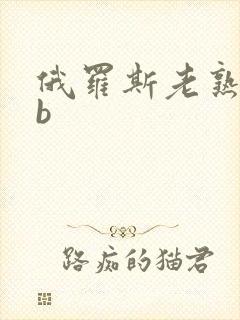 俄罗斯老熟女大b