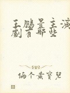 王鹏晨主演的短剧有哪些