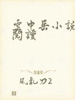 云中岳小说在线阅读