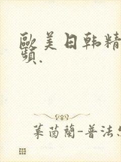 欧美日韩精品视频.