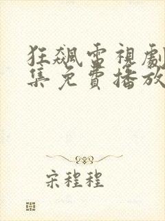 狂飙电视剧40集免费播放