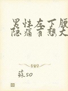 男性左下腹一直隐痛有想大便的感觉