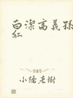 白洁高义孙倩美红