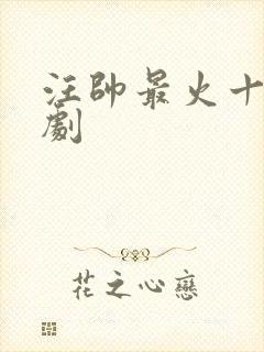 汪帅最火十部短剧封面