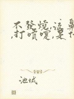 不发烧,流鼻涕,打喷嚏,是什么感冒