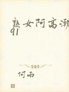 熟女阿高潮合集91