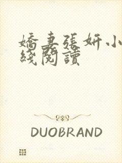 娇妻张妍小说在线阅读