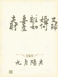 夫妻离婚又复婚财产如何归属