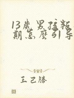 13岁男孩叛逆期怎么引导