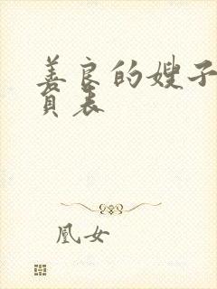 善良的嫂子3演员表封面