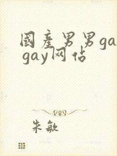 国产男男gay gay网站