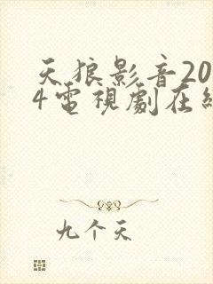 天狼影音2024电视剧在线观看免费