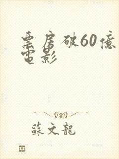 票房破60亿的电影封面