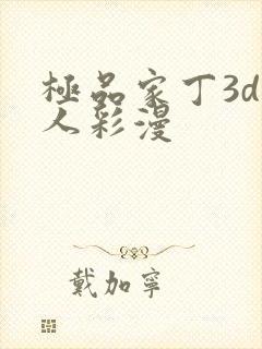 极品家丁3d同人彩漫