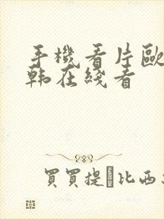 手机看片欧美日韩在线看