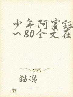 少年阿宾钰慧1～80全文在线阅读
