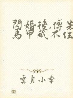 闪婚后,傅先生马甲藏不住了演员表