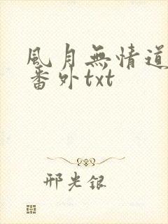 风月无情道全文番外txt