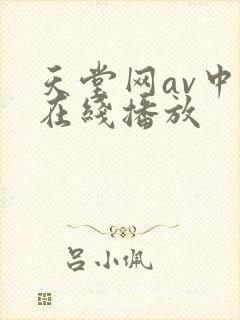 天堂网av中文在线播放