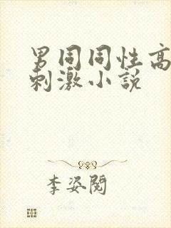 男同同性高h超刺激小说