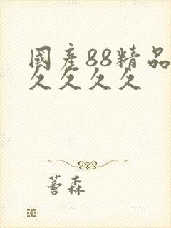 国产88精品久久久久久