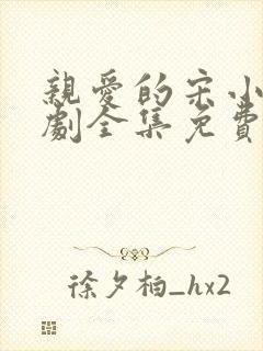 亲爱的宋小姐短剧全集免费观看