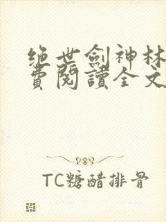 绝世剑神林辰免费阅读全文无弹窗