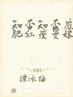 知否知否应是绿肥红瘦曼娘封面