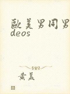 欧美男同男videos封面